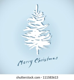 Weihnachtshintergrund - einfache Weihnachtskarte