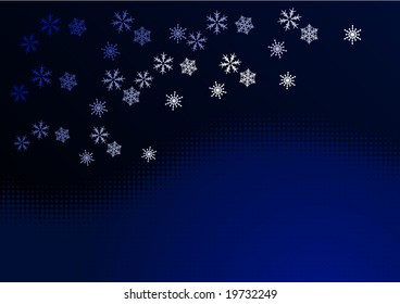 christmas background - snowflake