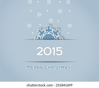 Christmas background snowflake
