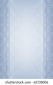  Christmas background with snowflake border