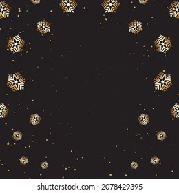 Christmas background with snowflake design