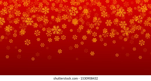 Christmas background. Snowflake background falling snow vector illustration.