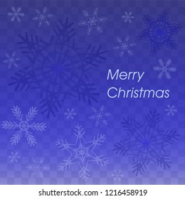 Christmas background snowflake greeting card