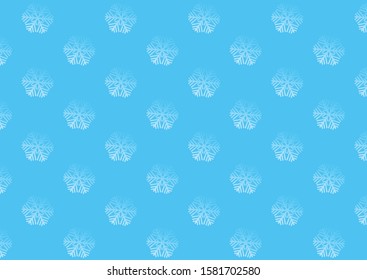 Christmas background with snowflake pattern