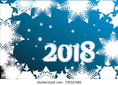 Christmas background snowflakes 2018