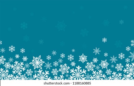 Christmas background with snowflakes
