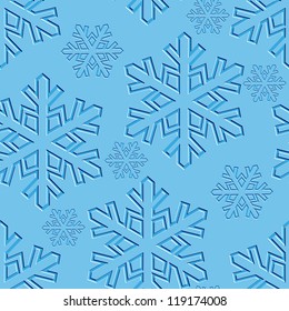 Fondo de Navidad. Copos de nieve.