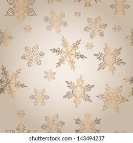 Christmas background with snowflakes.