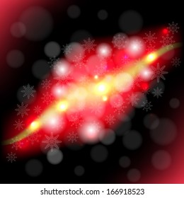 Christmas background with snowflakes