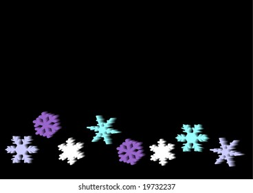 christmas background - snowflakes