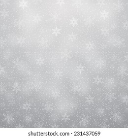 christmas background with snowflakes 