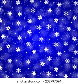 christmas background with snowflakes 