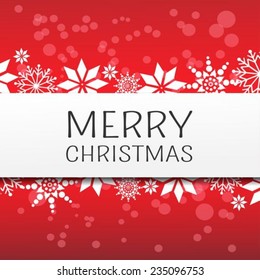 Christmas background with snowflakes