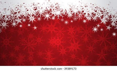 christmas background with snowflakes