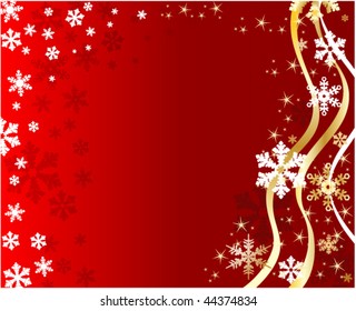 Christmas background with snowflakes