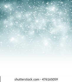 christmas background with snowflakes