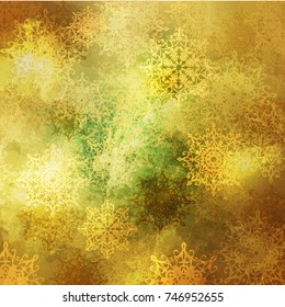 christmas background with snowflakes