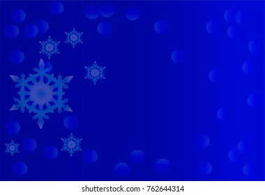 christmas background with snowflakes