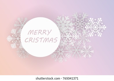 christmas background snowflakes