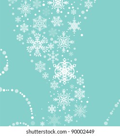 Christmas background with snowflakes