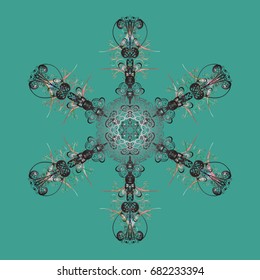 Christmas background with snowflakes abstract background. Snowflakes. Vector illustration. Background. Holiday design for Christmas and New Year fashion prints. Vector illustration.