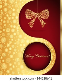 Christmas background with snowflakes design. Vector eps 10