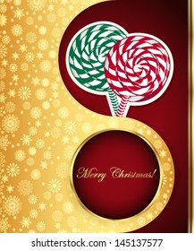 Christmas background with snowflakes design. Vector eps 10