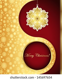 Christmas background with snowflakes design. Vector eps 10