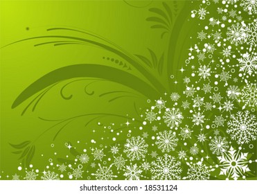 Christmas background with snowflakes, element for design, vector illustration