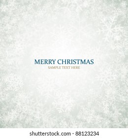 Christmas background snowflakes and light vector image. Eps 10.
