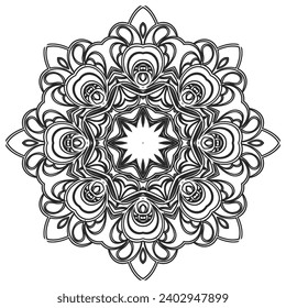 Fondo de Navidad. Copos de nieve. Sencillos elementos decorativos geométricos de vacaciones de invierno. Ilustración vectorial de acciones