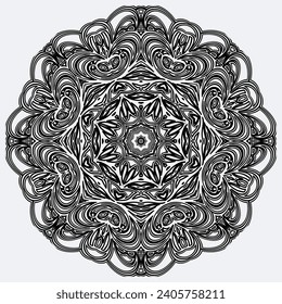 Christmas background. Snowflakes. Simple decorative geometric winter holiday elements. Stock vector illustration