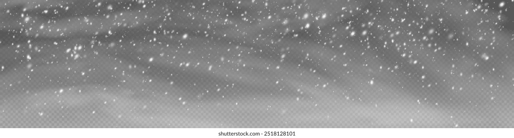 Fundo de Natal com flocos de neve. Flocos de neve com vento, fundo de neve.S agora efeito de tempestade, turvo, vento frio com png de neve. Pesada queda de neve, flocos de neve em diferentes formas e formas. Vento.