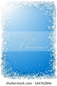 Christmas background with snowflakes. Vector eps10.