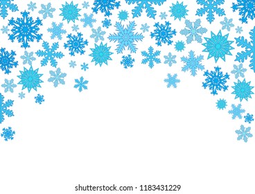 Christmas background, snowflakes. Vector illustration