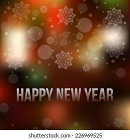 Christmas background with snowflakes. Vector illustration