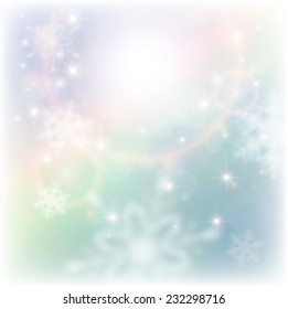 Christmas background with snowflakes, vector illustration.
