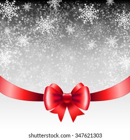 Christmas background with snowflakes. Vector illustration for Christmas posters, icons, Christmas greeting cards, Christmas print and web projects.