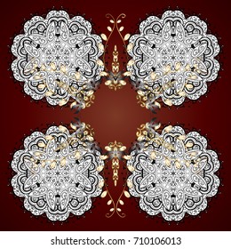 Christmas background with snowflakes. Vector illustration. Vector christmas abstract colorful background with cute snowflake. Winter abstract background.