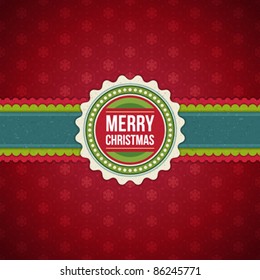 Christmas Background With Snowflakes Vector Image. Eps 10.