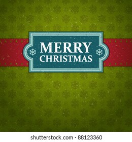 Christmas background with snowflakes vector image. Eps 10.