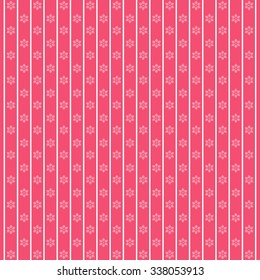 Christmas background with snowflakes. Vector pink image.