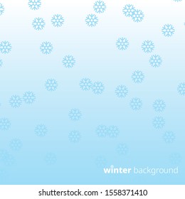 Christmas background with snowflakes. Winter background.