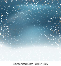 Christmas background with snowy design