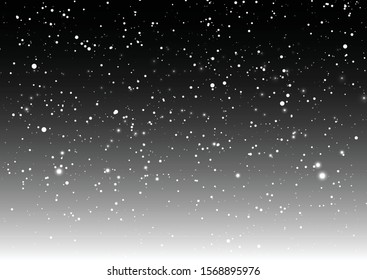 Christmas background with a snowy overlay
