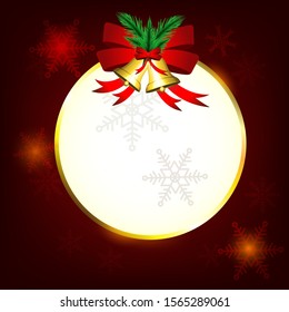 Christmas background with space for text 