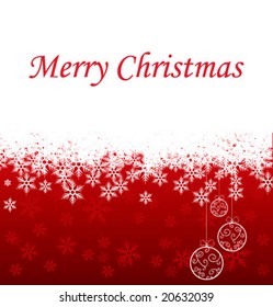 Christmas background with space for text.