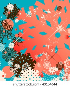   Christmas background with space for text