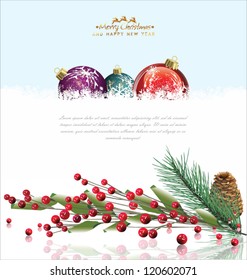 christmas background with space for your text