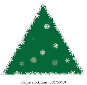 Christmas background with space for your text and photo. Vector illustration EPS 10. green background 